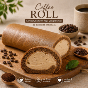Bolu Gulung Ice Cream Coffee